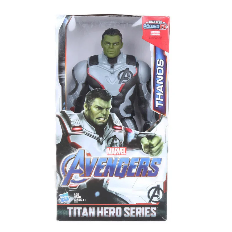 Экшен-фигурки Hasbro, игрушки Marvel, фигурки супергероев из фильма «Мстители: Финал» — Тор, Капитан Америка, Танос, Росомаха, Человек-паук, Железный человек, размер 30 см - Цвет: new hulk box