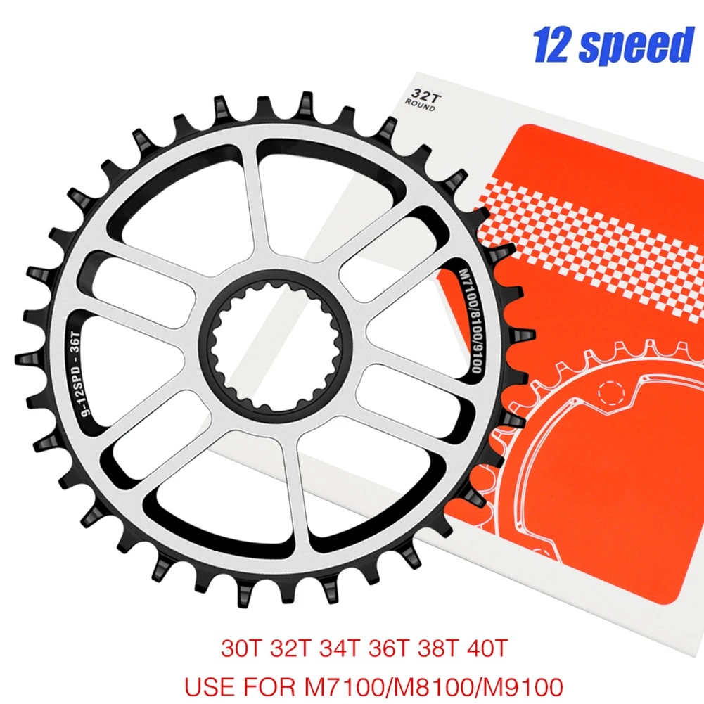 

12 Speed MTB Chainring 32T/34T/36T/38T/40T T6 AL Direct Mount Crankset for Shimano M6100 M7100 M8100 M9100 Bike Chain Ring Parts