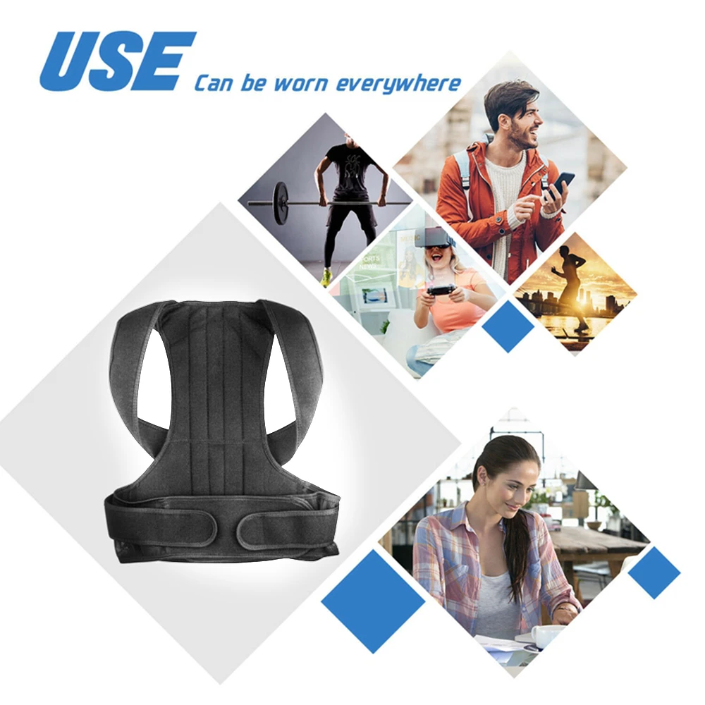 Unisex Therapy Posture Corrector for Back Clavicle Spine Back Shoulder Lumbar Support Corset Correction Posture Orthopedic Belt