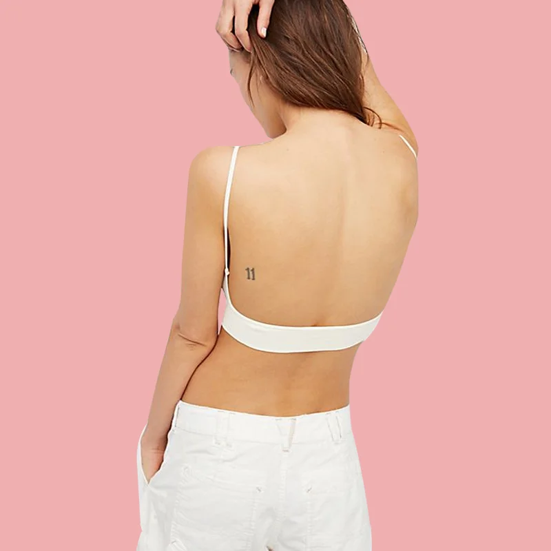 Женский бюстгальтер с u образной спинкой комфортный мягкий без косточек полной