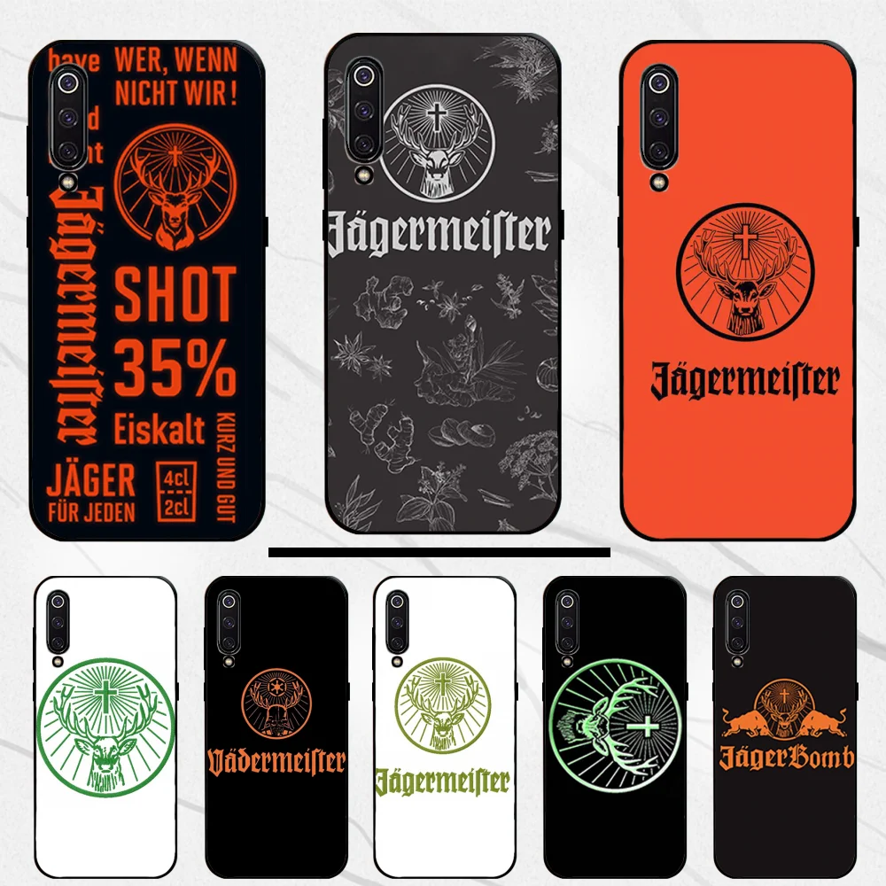 Для Xiaomi 9 Loge Jagermeister черный мягкий чехол для телефона 5 6 plus 6x8 se lite|Чехлы-накладки| |