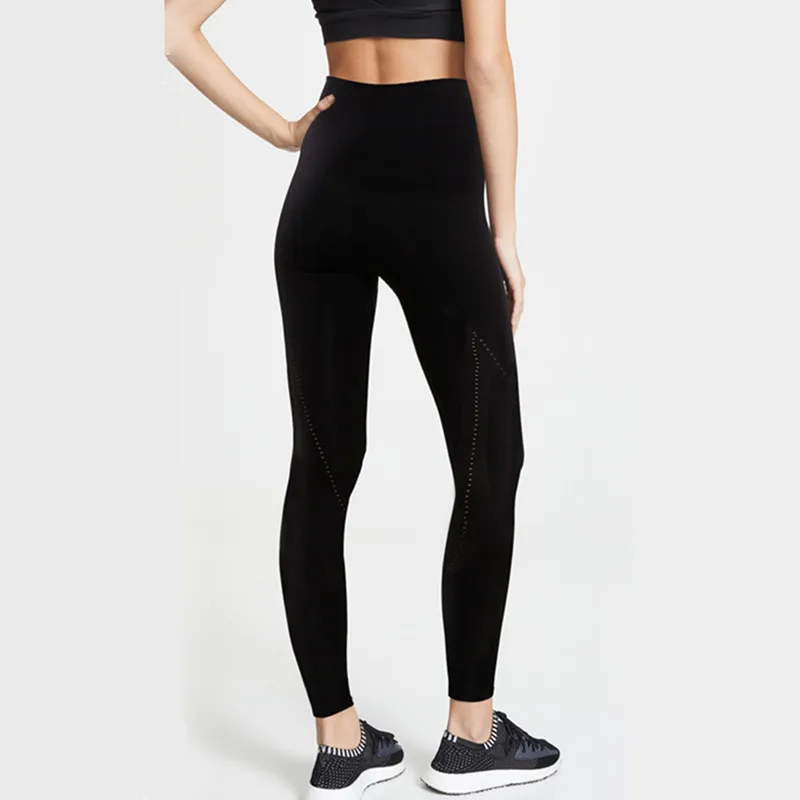 Женские Бесшовные Леггинсы CretKoav с высокой талией для йоги Нескользящие фитнеса