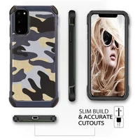 army camo camouflage phone case for samsung galaxy s8 s9 s10 s20 s21 ultra note 20 8 9 10 soft silicone shockproof armor case