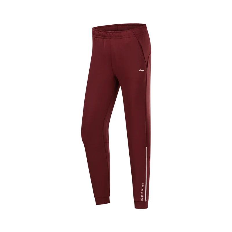 Li-Ning, женские тренировочные спортивные штаны, свободный крой, 92% полиэстер, 8% спандекс, карманы, подкладка, спортивные брюки AKLP462 WKY262 - Цвет: AKLP462-1H