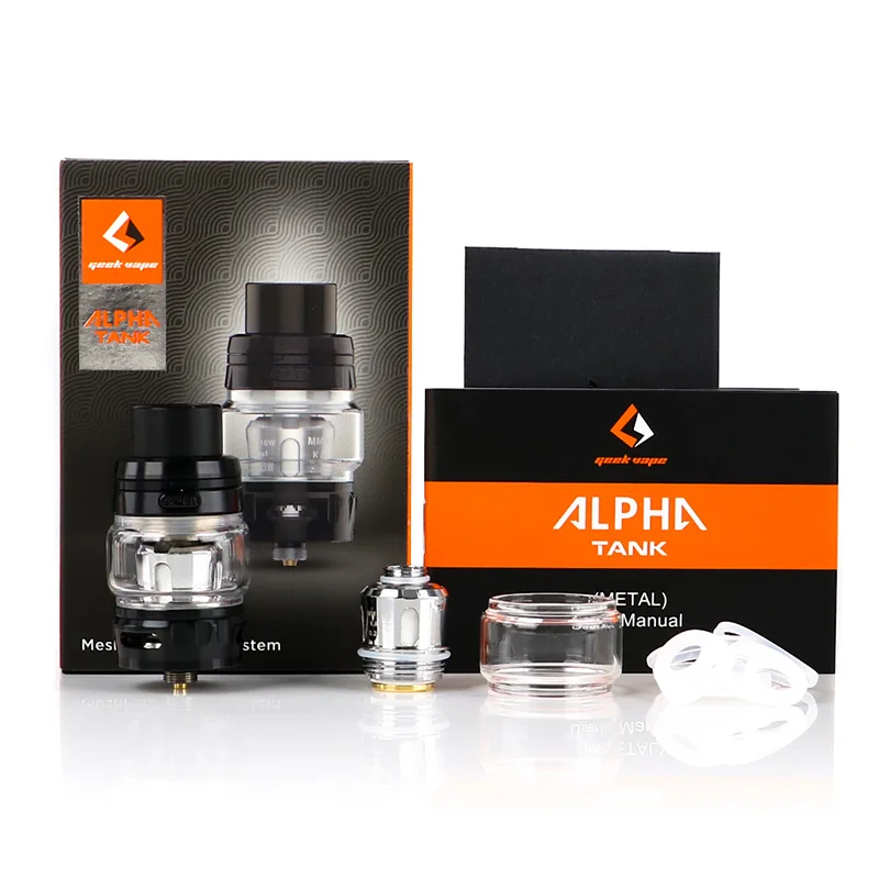 Новое металлическое издание Vape tank оригинальный Geekvape Alpha Sub Ом Tank fit nova mod верхнее