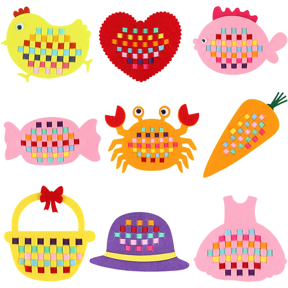 

Teaching Kindergarten Manual DIY Weave Cloth Early Learning Education Baby Kids Montessori Toys Teaching Aids Math Toys