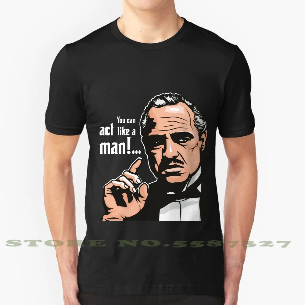 Вы можете вести себя как мужчина! Модная Винтажная футболка футболки с крестным