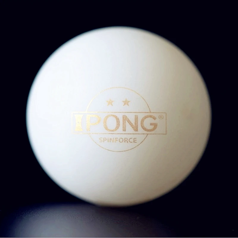 30 ball without box IPONG мяч для настольного тенниса 2 звезды 40+ ABS сервировочная машина мяч материал пластик поли пинг понг Мячи tenis de mesa - Цвет: 30 ball without box
