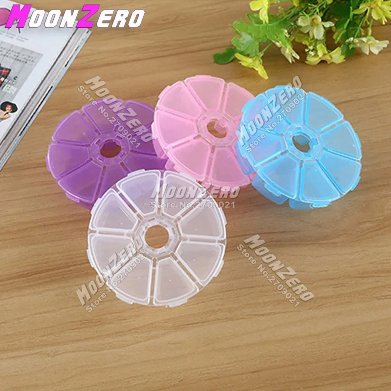 8 сеток прозрачная коробка для хранения семейный алмазный материал форма диска