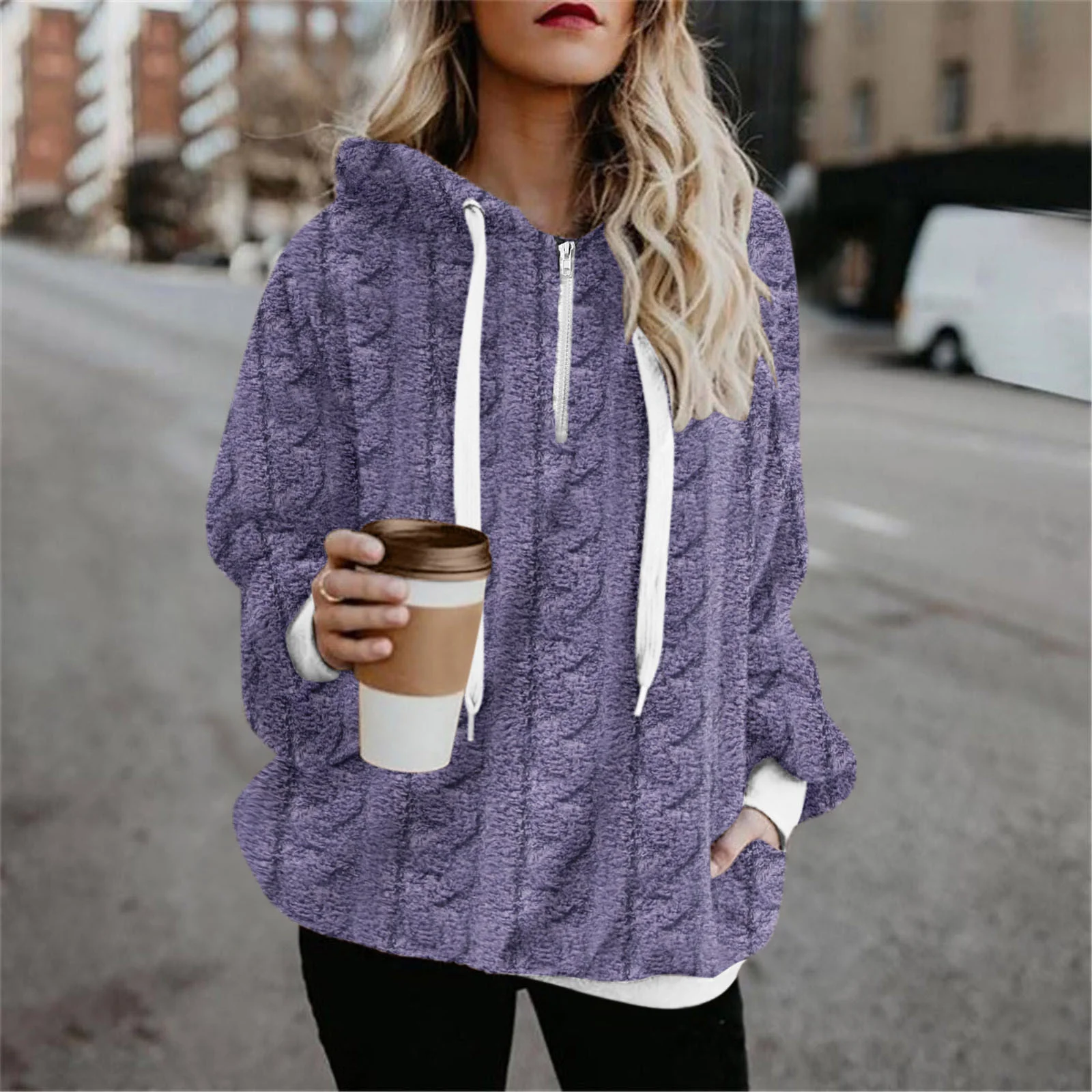 

Warm winter women's hoodies plus size hoodie sweaters mujer