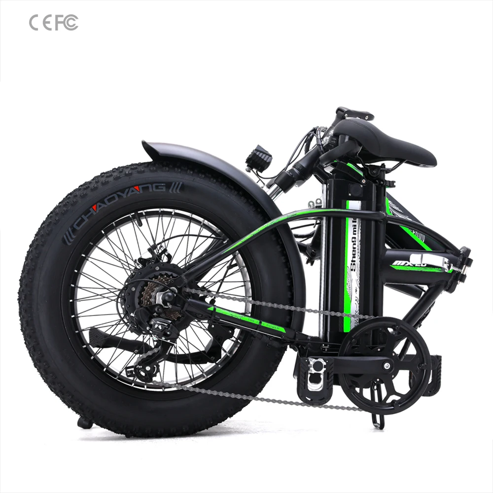 Электрический велосипед 4,0 Fat Tire пляжный крейсер бустер складной электрический велосипед 48V E-Bike