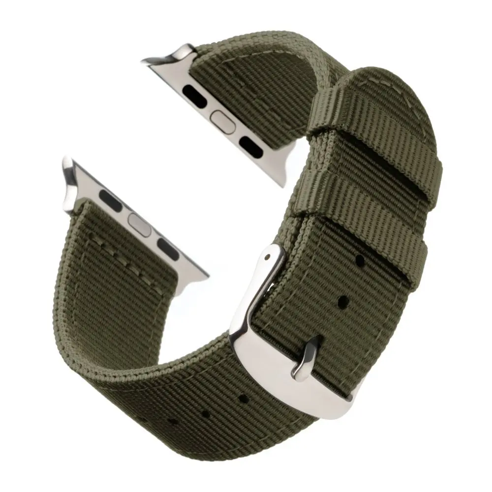 Army Green White Eastar легкий дышащий водонепроницаемый нейлоновый ремешок для apple watch 5 ремешок 42 мм 38 мм для iWatch serise 4 3 2 1 ремешок для часов - Цвет ремешка: Army Green White
