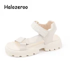 Летние детские пляжные сандалии, детская брендовая черная обувь, повседневные сандалии для маленьких девочек, черные модные сандалии на плоской платформе для мальчиков, Новинка