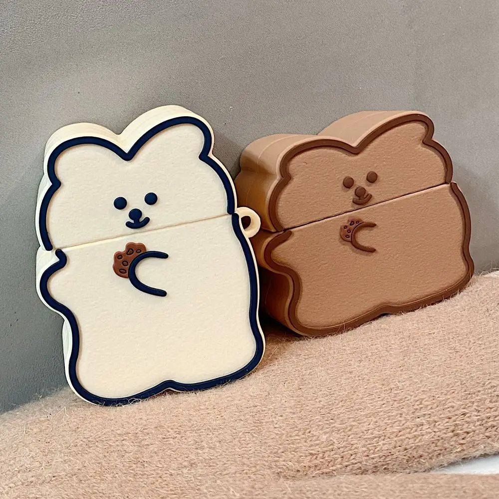 

For AirPods 2 AirPods 1 Case New INS Cute cartoon Bear silicon headphone Cover For Air pods 3 Pro Portable Case Protect