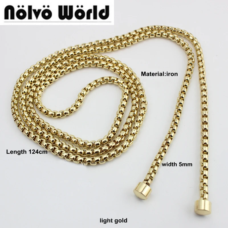 Роликовая цепь для шитья 1 шт. ширина 5 мм 124 см сумка Кроссбоди из сплава|chain for
