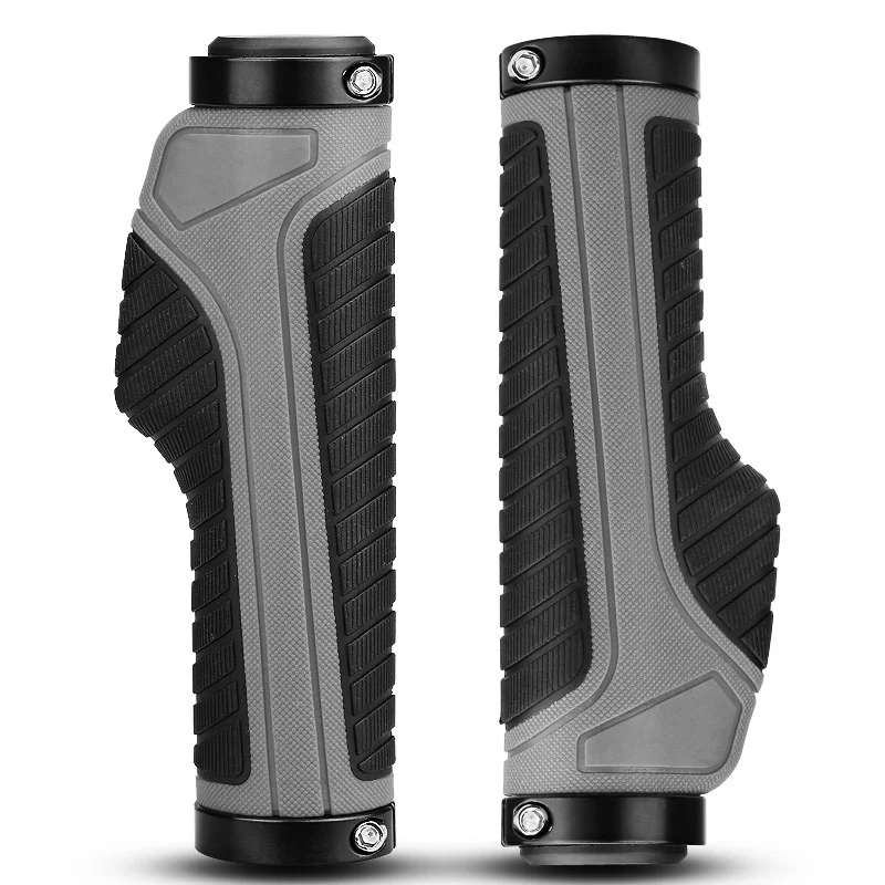upgrade gray 1 пара MTB Горные/дорожные ручки для велосипедного руля противоскользящие эргономичные Упоры для рук на руль велосипеда рожки руля велосипедные ручки резиновые ручки для велосипеда - Цвет: upgrade gray