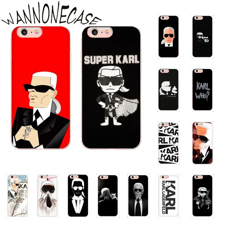 WANNONECASE Karl Lagerfeld Новинка чехол для телефона Fundas iPhone 8 7 6 6S Plus X XS MAX 5 5S SE XR 11 11pro promax