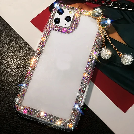 

Sunjolly for Apple iPhone 12 Pro Max Case iPhone 11 Pro Max X Xs Xs Max 8 7 6 5 Plus Phone Case Diamond Cover iPhone 12 coque