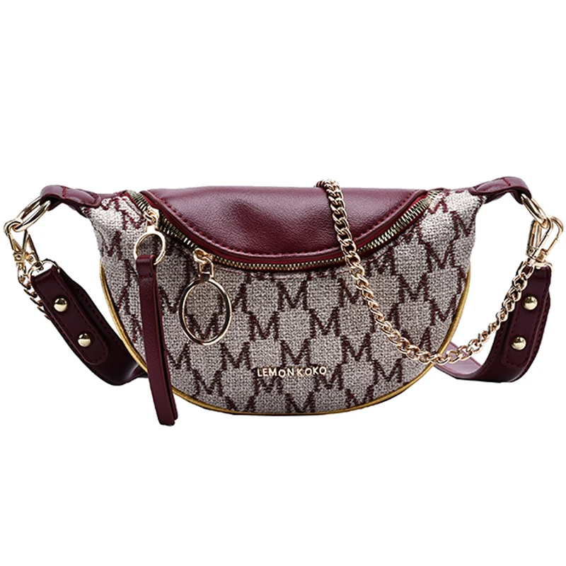 

PU Leather Fanny Packs For Women 2020 Autumn And Winter Fashion Waist Packs Female Phone Purses Ladies Chest Bags