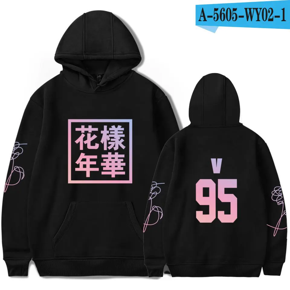 Black Bangtan мальчики Young Forever унисекс Толстовка JIMIN J-HOPE JUNG KOOK Толстовка suga для женщин фанаты Kpop одежда в стиле хип-хоп - Цвет: Black