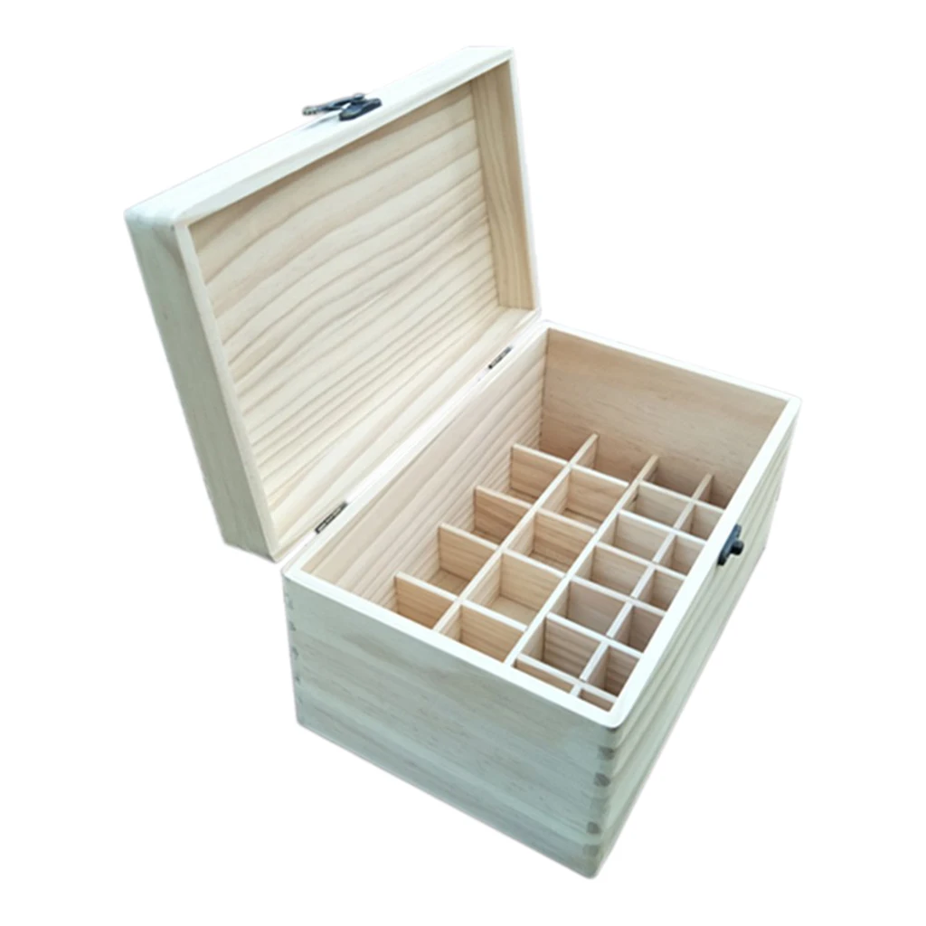 

28 Holes Box Essential Oil Aromatherapy Organizer Storage Box in