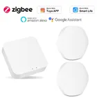 Умный выключатель Zigbee, беспроводной смарт-выключатель с мини-управлением для дома, несколько сцен, работает с приложением Alexa Google Home Tuya Smart Life