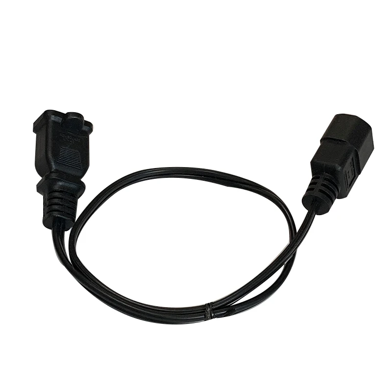 0 3 м 2*0 75 мм Φ IEC320 C14 штекер к США Nema 1 15R Женский шнур Удлинитель переменного тока