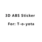 ABS 3D хромированный Серебряный автомобильный бампер наклейка на багажник наклейка буква этикетка Эмблема для Toyota авто аксессуары Стайлинг