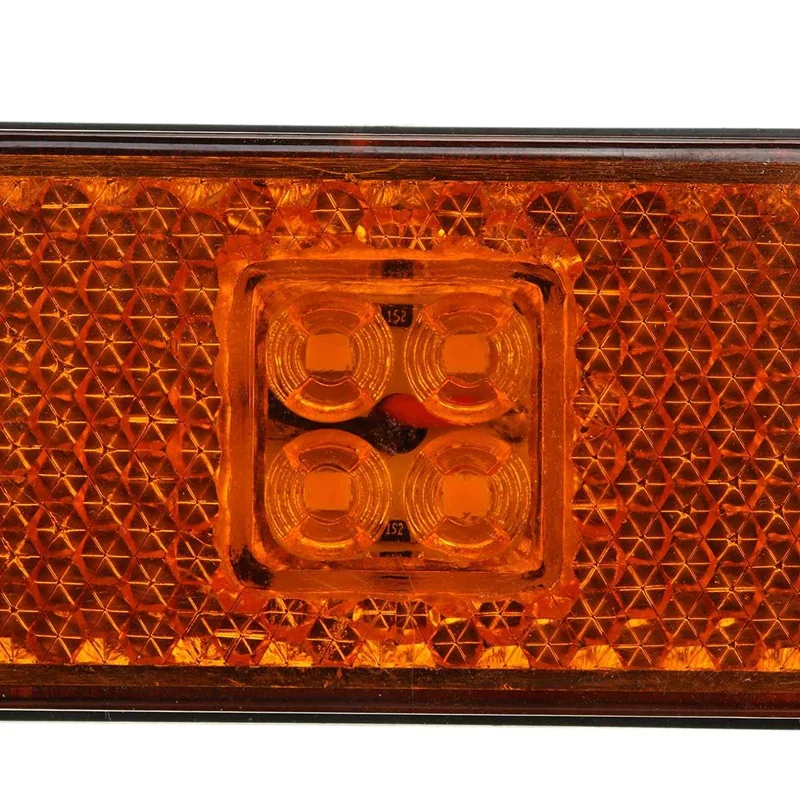 

10PCS 24V LED Car Truck Side Marker Lights Turn Signal Lamp Rear Tail Light for Pickup Trailer Caravan Bus Boat RV Lorry