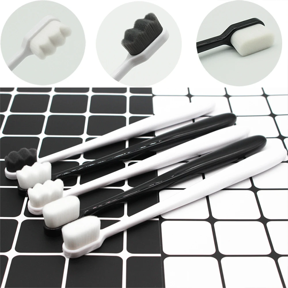 Зубная щетка Nano с миллионами зубная из волокна ультратонкая мягкая Экологически