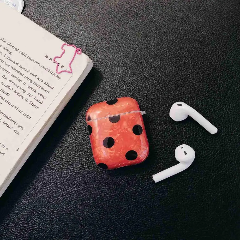 A4 Чехол с раковиной для AirPods, роскошный Леопардовый мраморный силиконовый защитный чехол для Air pods 2, беспроводной чехол для наушников - Цвет: A4