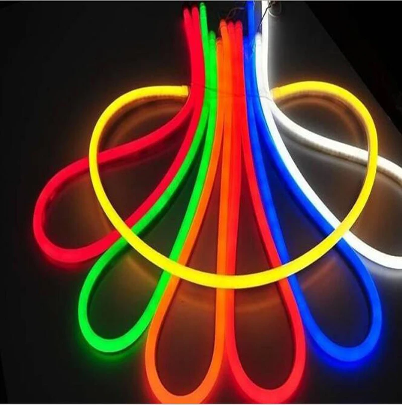 Fanlive 50 м 8 мм * 16 широкая фотография 120 светодисветодиодный S/m 2835 SMD Rgb Светодиодная