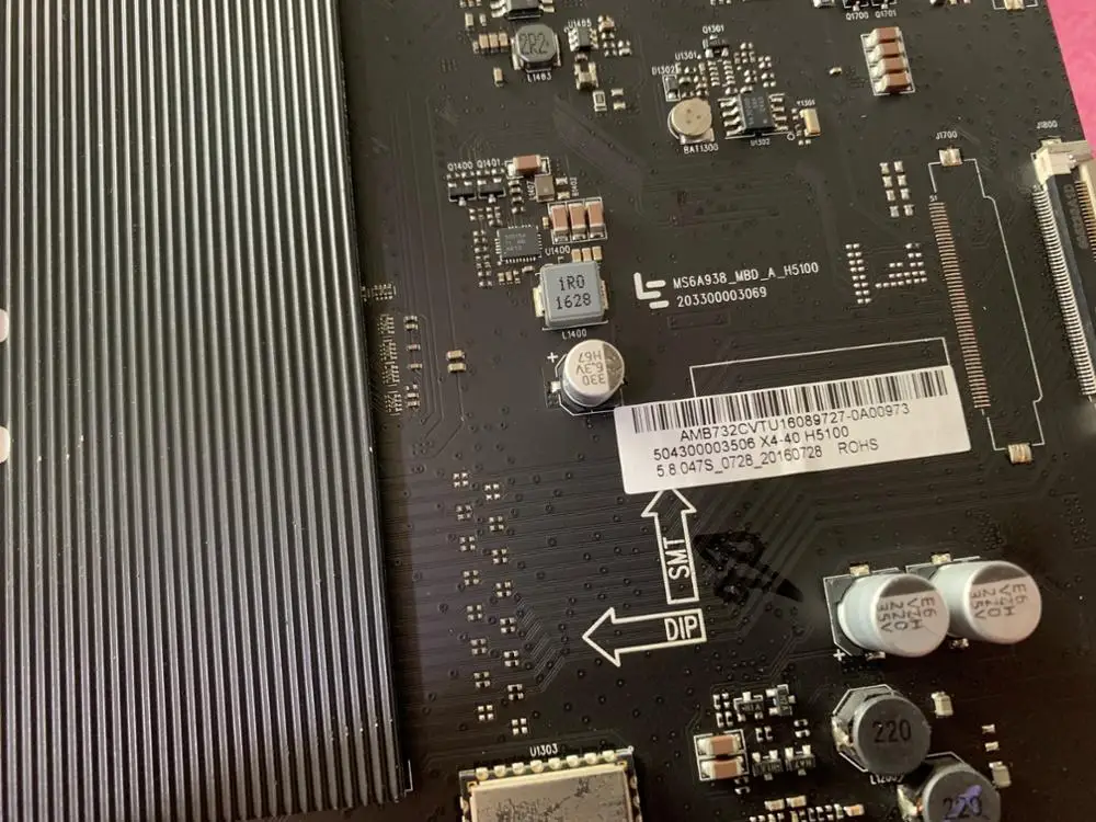 

MS6A938_MBD_A_H5100 original motherboard X4-43 H5100 TD.MS6A938.792A
