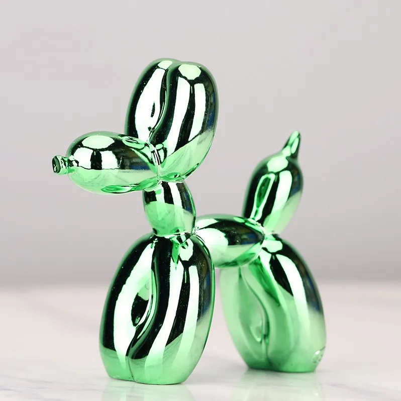 

Nordic Resin Dog Crafts electroplating balloon dog sculpture home decorations modern living room desktop animal decor Ornament