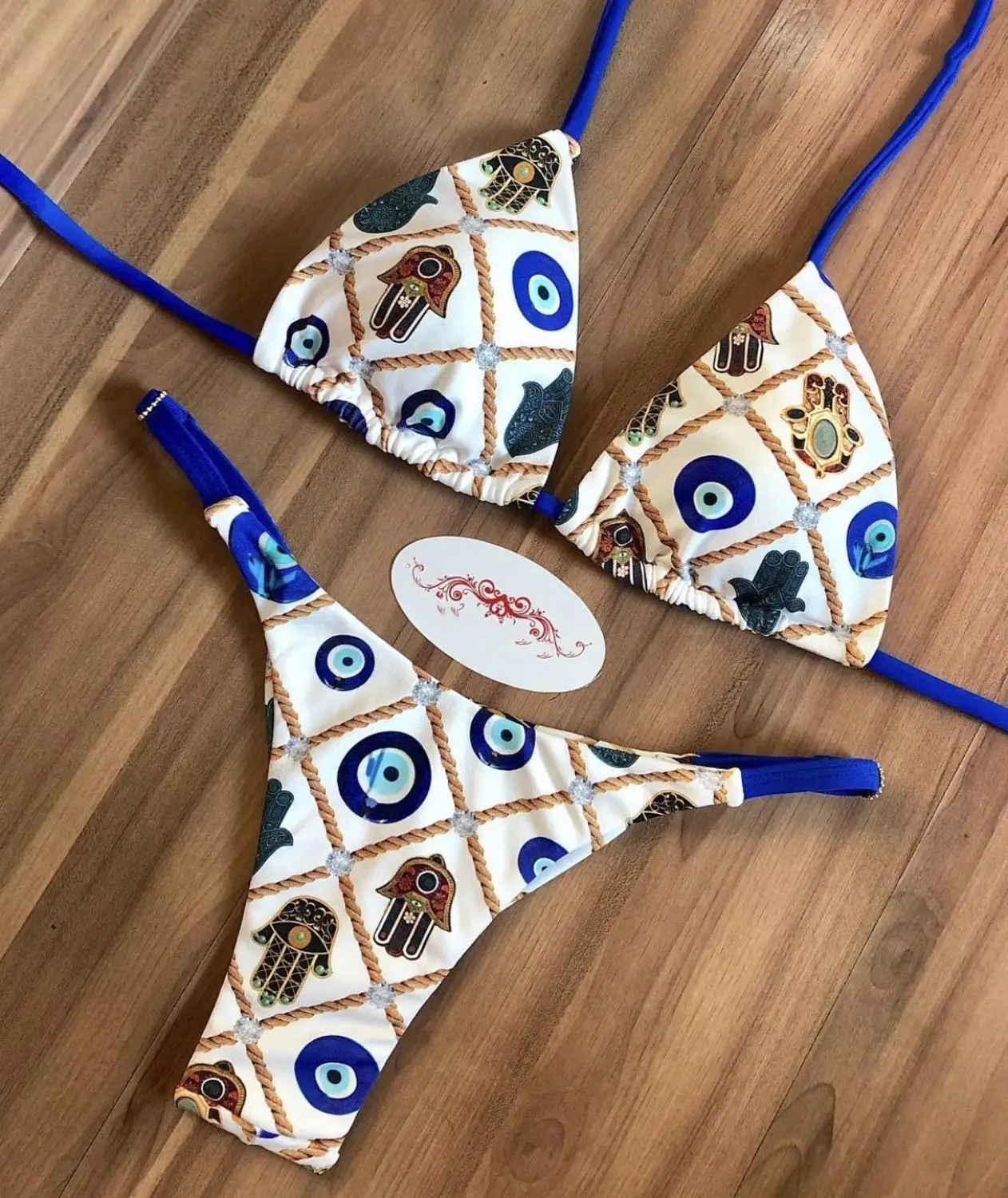 2020 сексуальное бикини Купальники Для женщин купальник пуш ап комплект с высокой