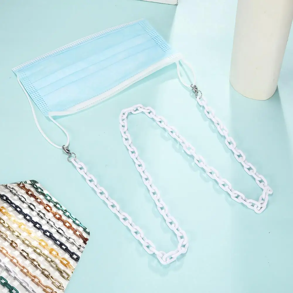 Леопардовый цвет акриловый держатель для маски с цепочка солнцезащитных очков