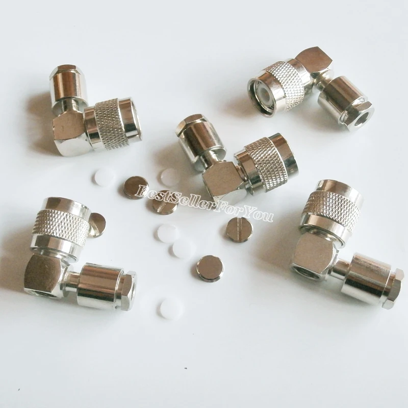 1 шт. разъем TNC штекер прямоугольный зажим RF для коаксиального кабеля LMR195 RG58 RG400 RG142