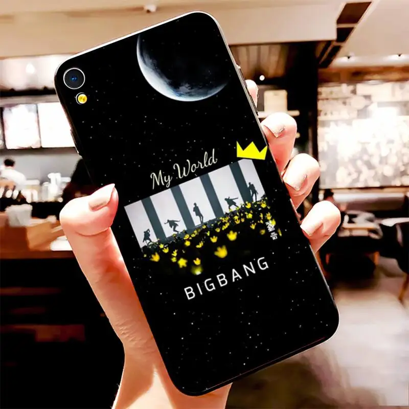 CUTEWANAN KPOP BIGBANG черный ТПУ мягкий резиновый чехол для телефона Vivo Y91c Y17 Y51 Y67 Y55 Y93 Y81S Y19