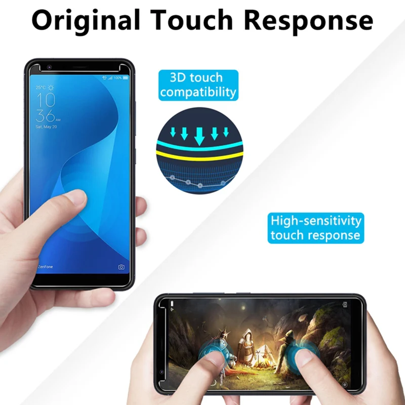 Закаленное защитное стекло HD 9H для Asus Zenfone Max Plus M2 Pro M1 Защита экрана ZB601KL