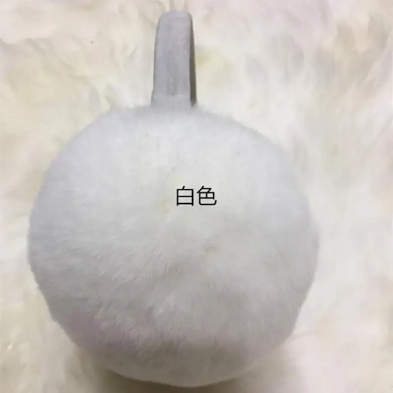 

Rex rabbit fur earmuffs cute men and women warm earmuffs ear wrap ear cover child adjustable smile ear pack