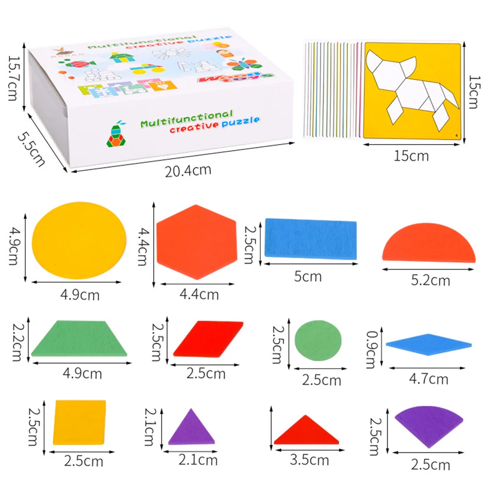 

Baby Children Educational Jigsaw Puzzle Board Set Colorful Wooden Toy Learning kids Educational Toys for Children