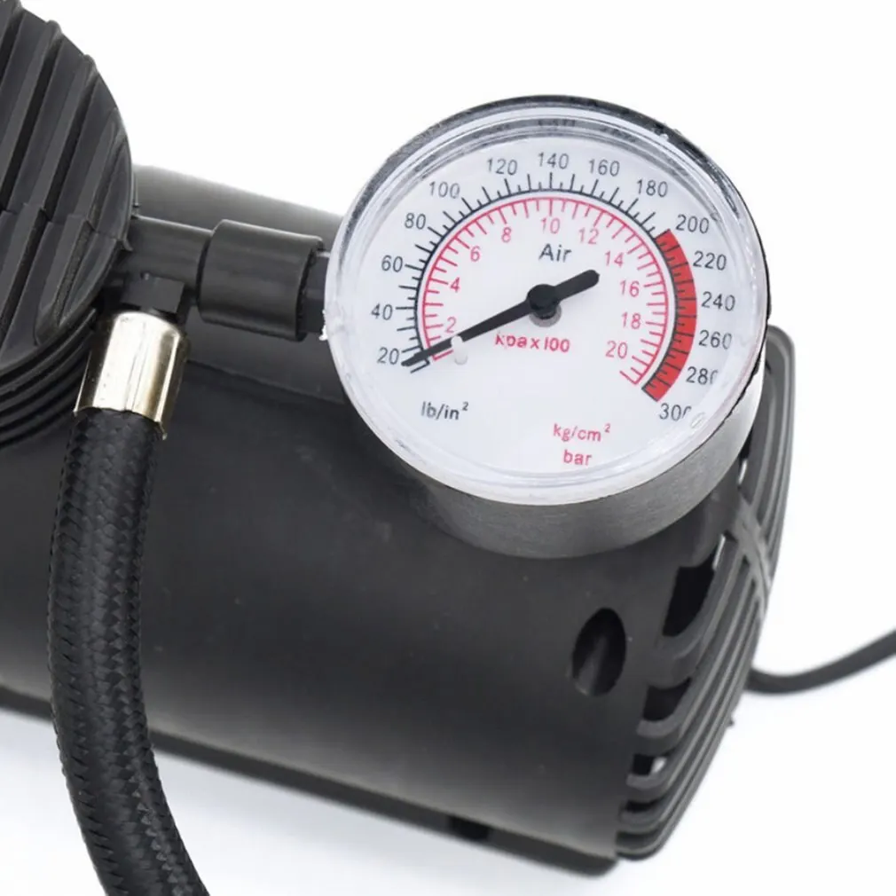 12 В мини локомотивный воздушный насос ABS пластиковый автомобильный для накачки