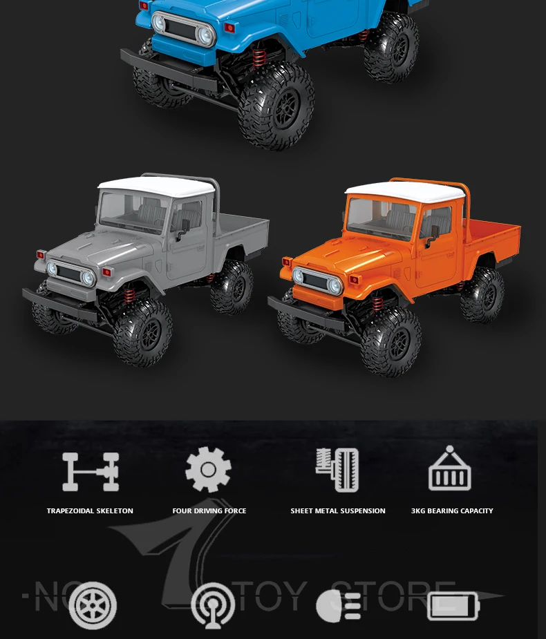 MN модель MN45 1:12 авто RC автомобиль 4WD машина радиоуправления автомобили FJ45 внедорожный пикап джип на пульте дистанционного управления игрушки для детей