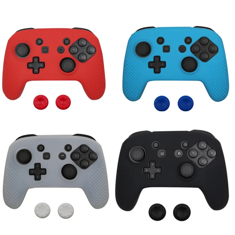Новый мягкий силиконовый защитный чехол для контроллера Nintendo switch pro резиновый