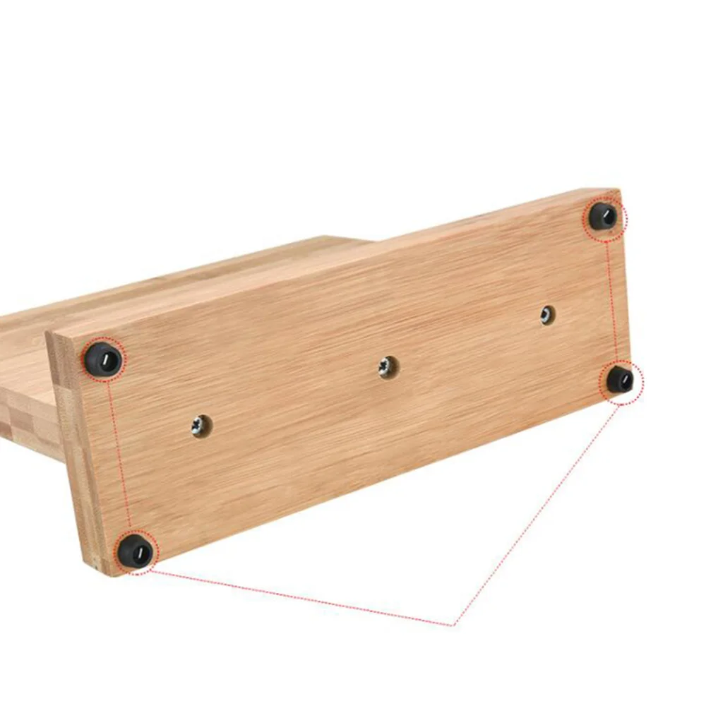 

Double Side Magnetic Holder Wood Eco-friendly Bamboo Block Strong Magnet Kitchen Gadgets Storage Stand Rack