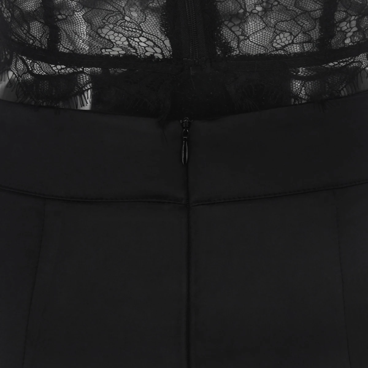 Dressmecb, сексуальный комплект из двух предметов, без бретелек, с открытой спиной, черный кружевной короткий топ и юбка, летний женский комплект 2 шт. наряд