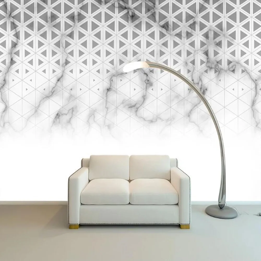 Пользовательский 3d фон milofi с геометрическими линиями Настенные обои|Обои| |