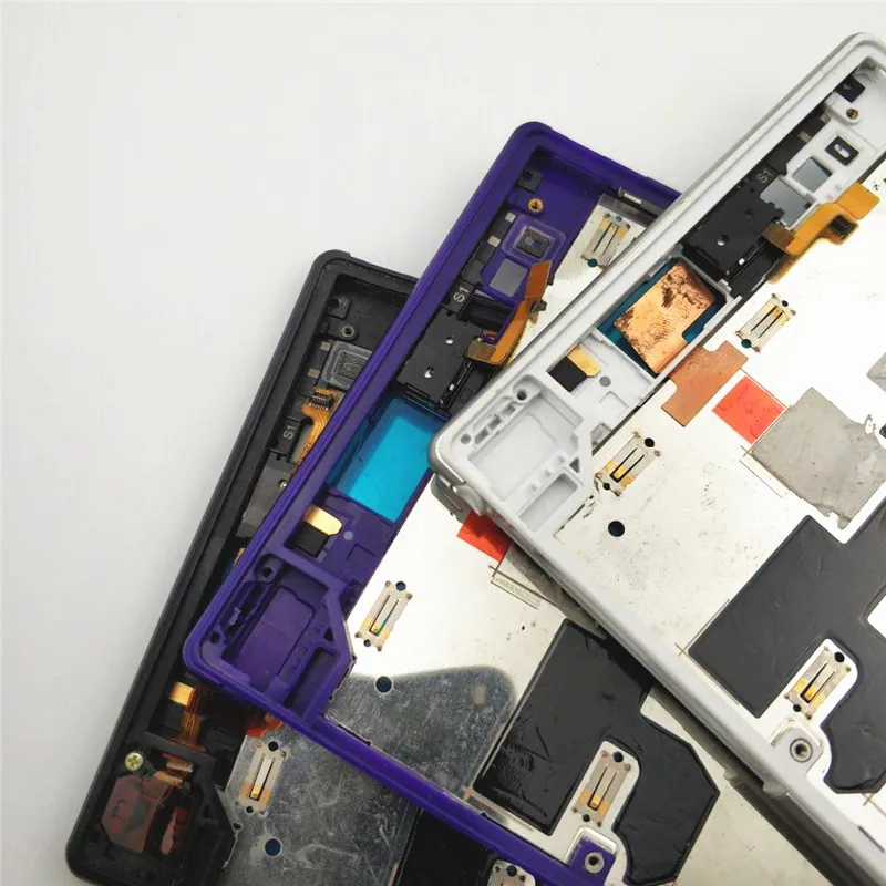 

Front Middle Frame Bezel Plate Chassis Housing For Sony Xperia Z Ultra XL39h XL39 C6802 Replacement Parts