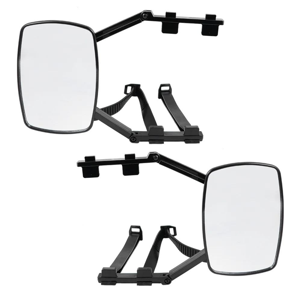 

1 Pair Caravan Towing Mirrors Car Van Wing Mirrors Extension Mirror (Black)