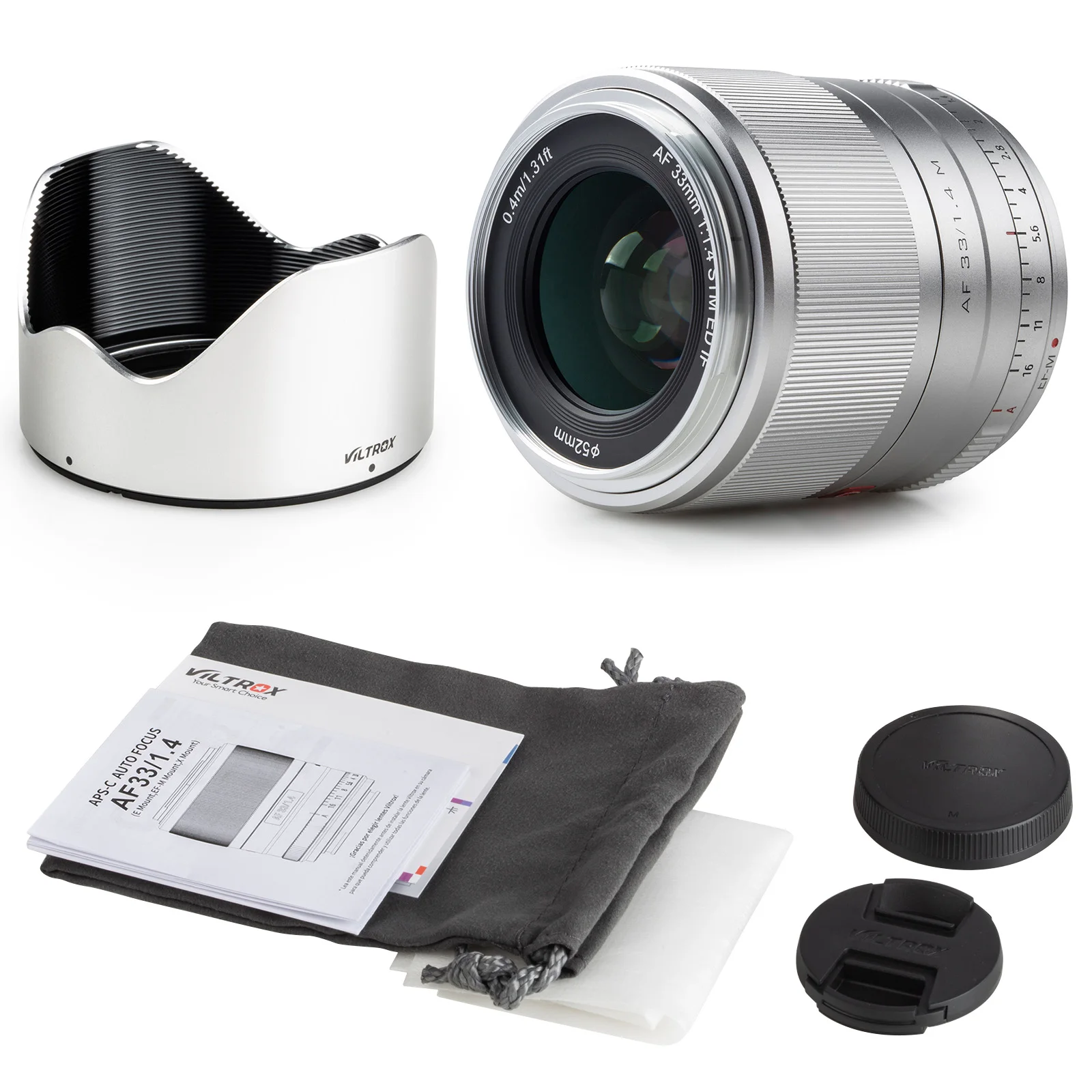 

VILTROX Auto Focus Camera Lens F1.4 Large Aperture 33mm Focal Length M-Mount Replacement for Canon EOS M3/5/6/6 Mark II/M7/10/50